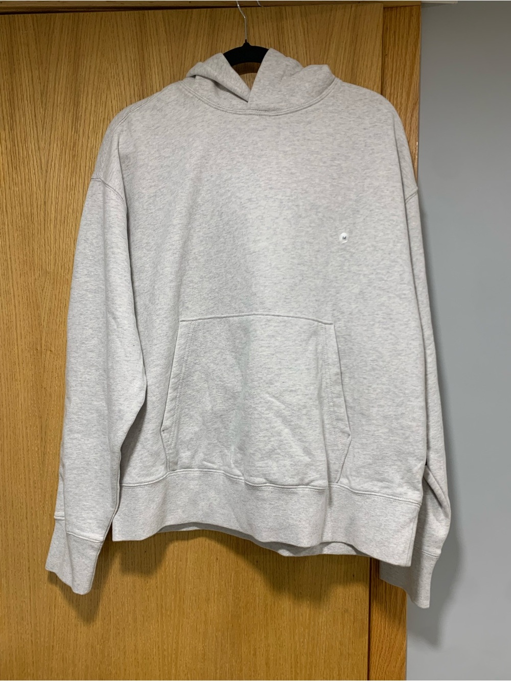 American Eagle Laidback Luxe Heavyweight Grey Hoodie - Size Medium